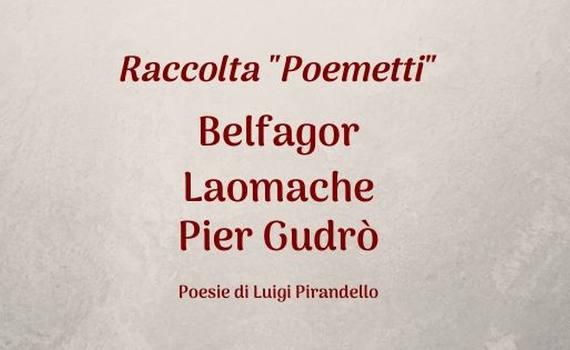 1890/1922 – Raccolta “Poemetti”